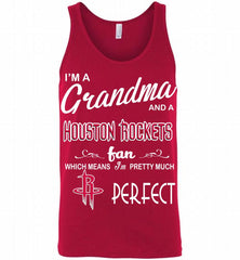 I'M A Grandma And A Houston Rockets Fans Perfect Tank - zezetee