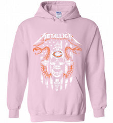 Metallica Snake Skull Chicago Bears Logo Hoodie - zezetee