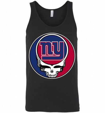 New York Giants Grateful Dead Logo Band Tank - zezetee
