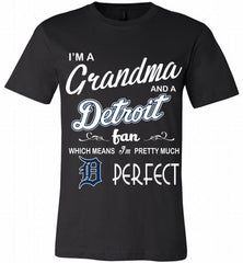I'M A Grandma And A Detroit Tigers Fans Gift Canvas USA - zezetee