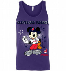 Cleveland Indians Mickey Mouse Disney Super Star Tank - zezetee