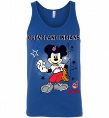Cleveland Indians Mickey Mouse Disney Super Star Tank - zezetee