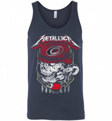 Metallica Skull Snake Carolina Hurricanes Tank - zezetee