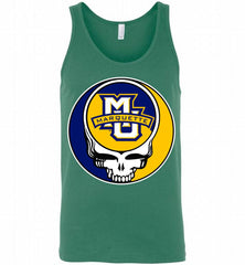 Marquette Golden Eagles Grateful Dead Logo Band Tank - zezetee