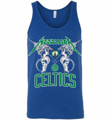 Metallica Boston Celtics Logo Tank - zezetee