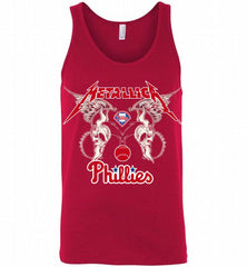 Metallica Philadelphia Phillies Logo Tank - zezetee