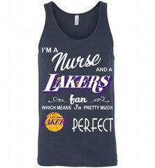I'M A Nurse And A Los Angeles Lakers Fans Perfect Tank - zezetee