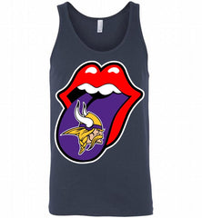 Minnesota Vikings  x The Rolling Stones Logo Tank - zezetee