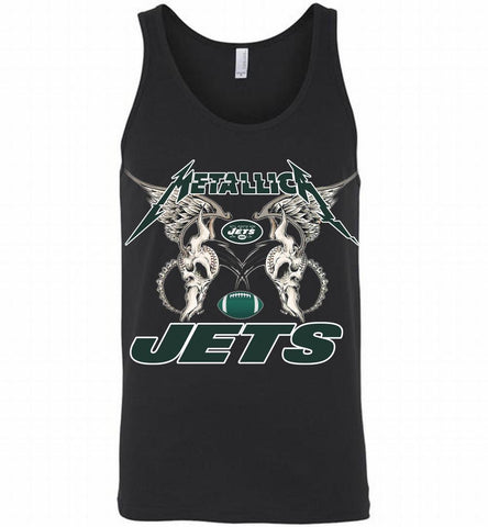 Metallica New York Jets Logo Tank - zezetee