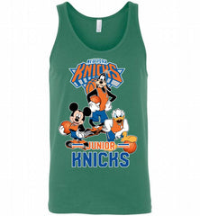 Mickey Goofy Donald Loves New York Knicks Basketball Fans Tank - zezetee