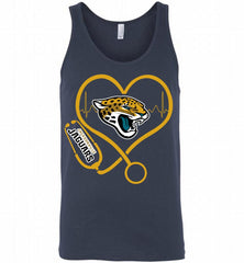 Nurse Heartbeat Jacksonville Jaguars Tank - zezetee