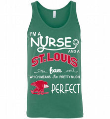 I'M A Nurse And A St Louis Eagles Fans Gift Tank - zezetee