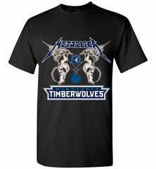 Metallica MinnesotaTimberwolves Logo Shirt - zezetee