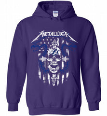Metallica Snake Skull Tampa Bay Lightning Logo Hoodie - zezetee