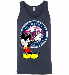 Disney Mickey Mouse Dabbing Minnesota Twins Tank - zezetee