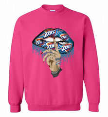 Oklahoma City Thunder Lip Shut The Fuck Up Crewneck Sweatshirt - zezetee