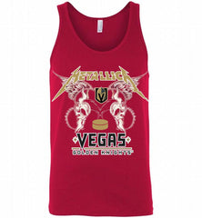 Metallica Vegas Golden Knights Logo Tank - zezetee