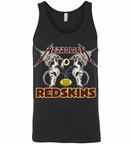 Metallica Washington Redskins Logo Tank - zezetee