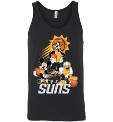 Mickey Goofy Donald Loves Phoenix Suns Basketball Fans Tank
