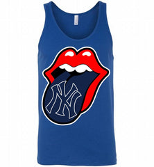 New York Yankees  x The Rolling Stones Logo Tank - zezetee