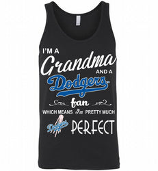 I'M A Grandma And A Los Angeles Dodgers Fans Gift Tank