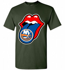 New York Islanders  x The Rolling Stones Logo Shirt - zezetee
