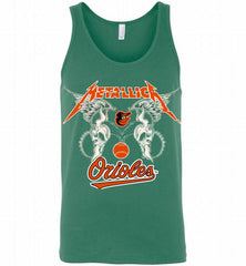 Metallica Baltimore Orioles Logo Tank - zezetee