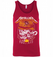 Metallica Skull Snake Pittsburgh Penguins Tank - zezetee