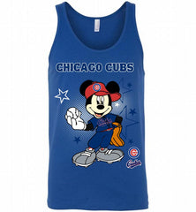 Chicago Cubs Mickey Mouse Disney Super Star Tank - zezetee