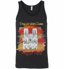 Notre Dame Cathedral Fire in Paris Tank - zezetee