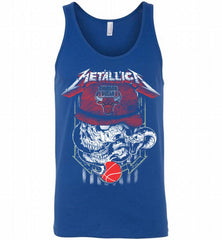 Metallica Skull Snake Chicago Bulls Tank - zezetee