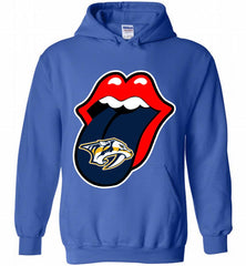 Nashville Predators  x The Rolling Stones Logo Hoodie - zezetee
