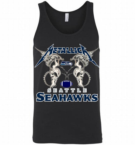 Metallica Seattle SeahawksLogo Tank - zezetee