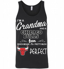 I'M A Grandma And A Chicago Bulls Fans Perfect Tank - zezetee