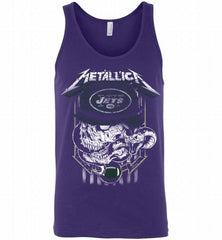 Metallica Skull Snake New York Jets Tank - zezetee