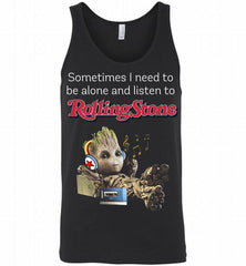 Sometimes Groot Need To Be Alone And Listen To The Rolling Stones Tank - zezetee
