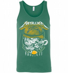 Metallica Skull Snake Los Angeles Chargers Tank - zezetee