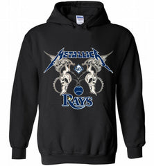 Metallica Tampa Bay Rays Logo Hoodie - zezetee