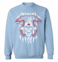 Metallica Tampa Bay Buccaneers Logo Crewneck Sweatshirt - zezetee