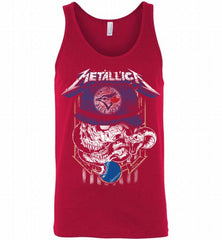 Metallica Skull Toronto Blue Jays Logo Tank - zezetee