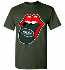 New York Jets  x The Rolling Stones Logo Shirt - zezetee