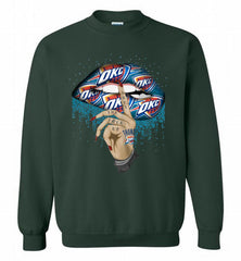 Oklahoma City Thunder Lip Shut The Fuck Up Crewneck Sweatshirt - zezetee