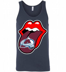 Colorado Avalanche  x The Rolling Stones Logo Tank - zezetee