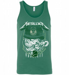 Metallica Skull Snake Milwaukee Bucks Tank - zezetee