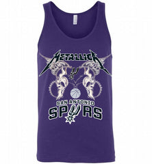 Metallica San Antonio Spurs Logo Tank - zezetee