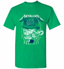 Metallica Skull Snake Tampa Bay Lightning Shirt - zezetee