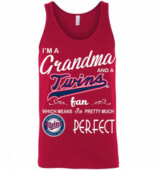 I'M A Grandma And A Minnesota Twins Fans Gift Tank - zezetee