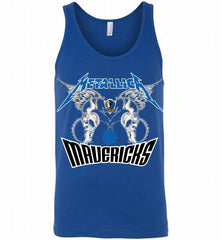 Metallica Dallas Mavericks Logo Tank - zezetee