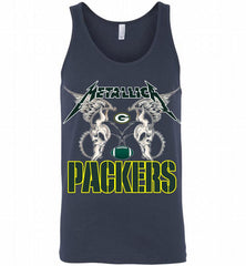Metallica Green Bay Packers Logo Tank - zezetee