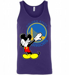 Disney Mickey Mouse Dabbing Golden State Warriors Tank - zezetee